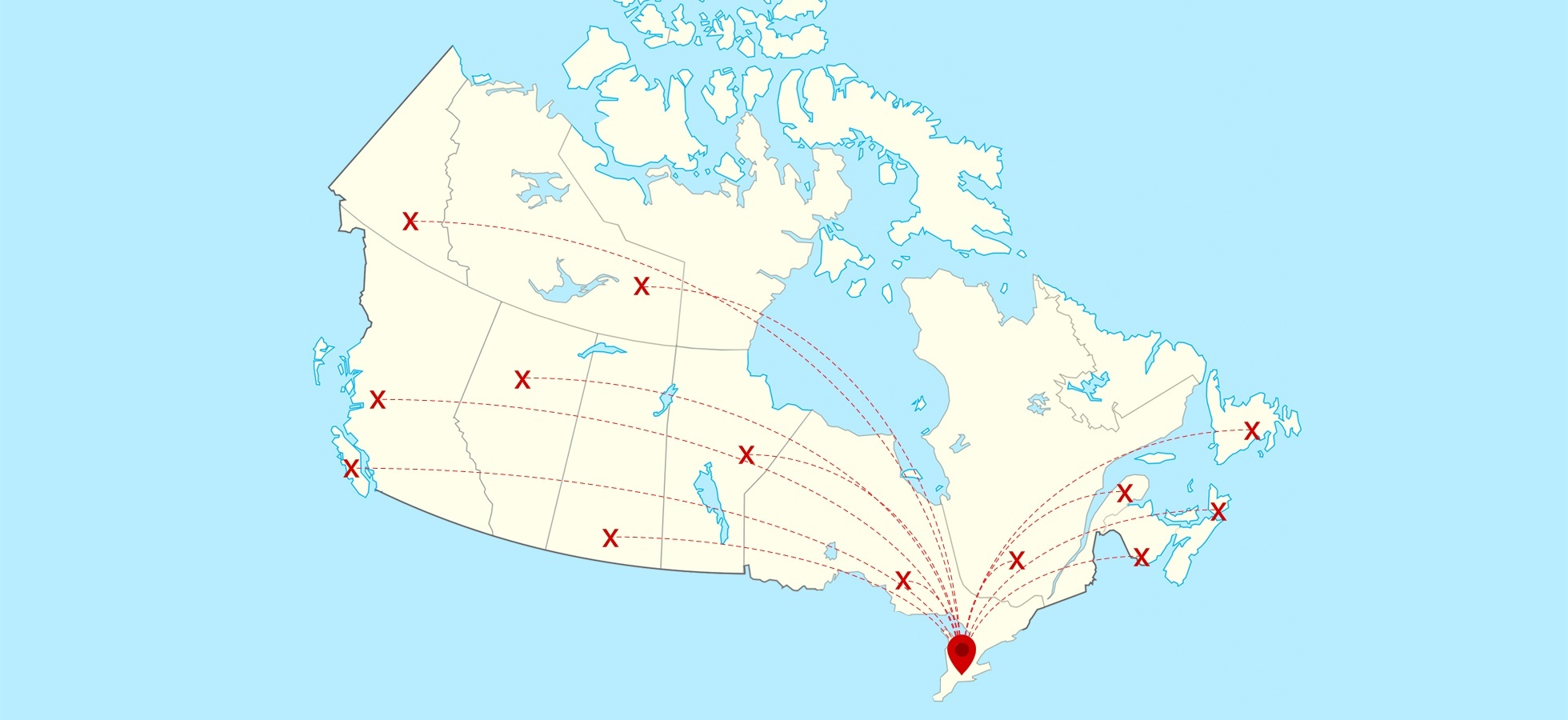 Map showing Nour expansion