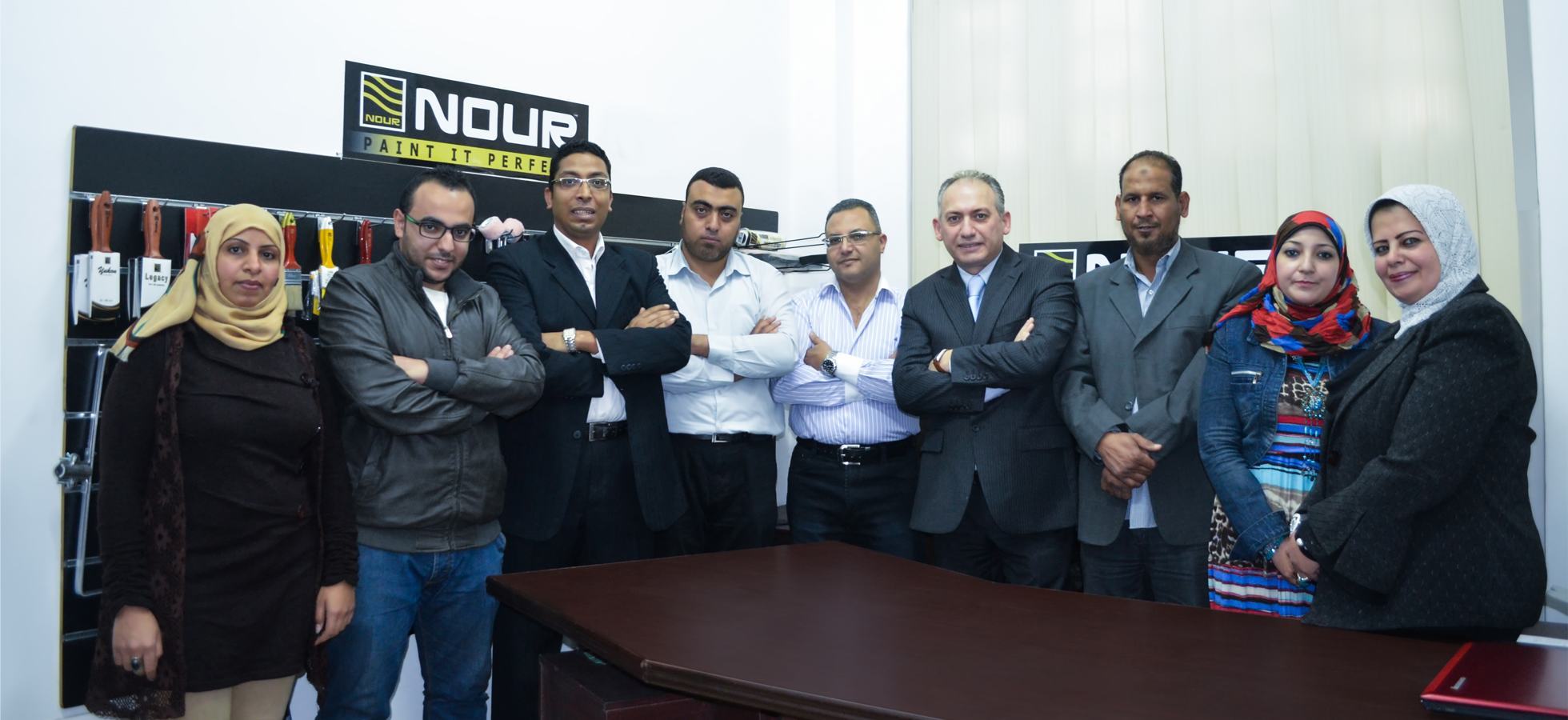 Nour Egypt team photo.