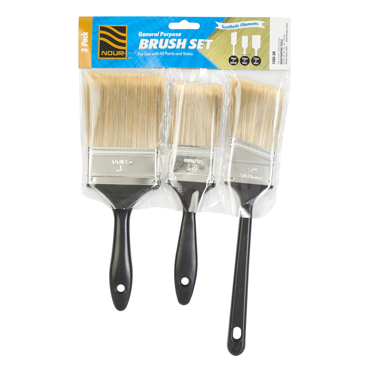 Featured image for 3 Piece General Purpose Brush Set 