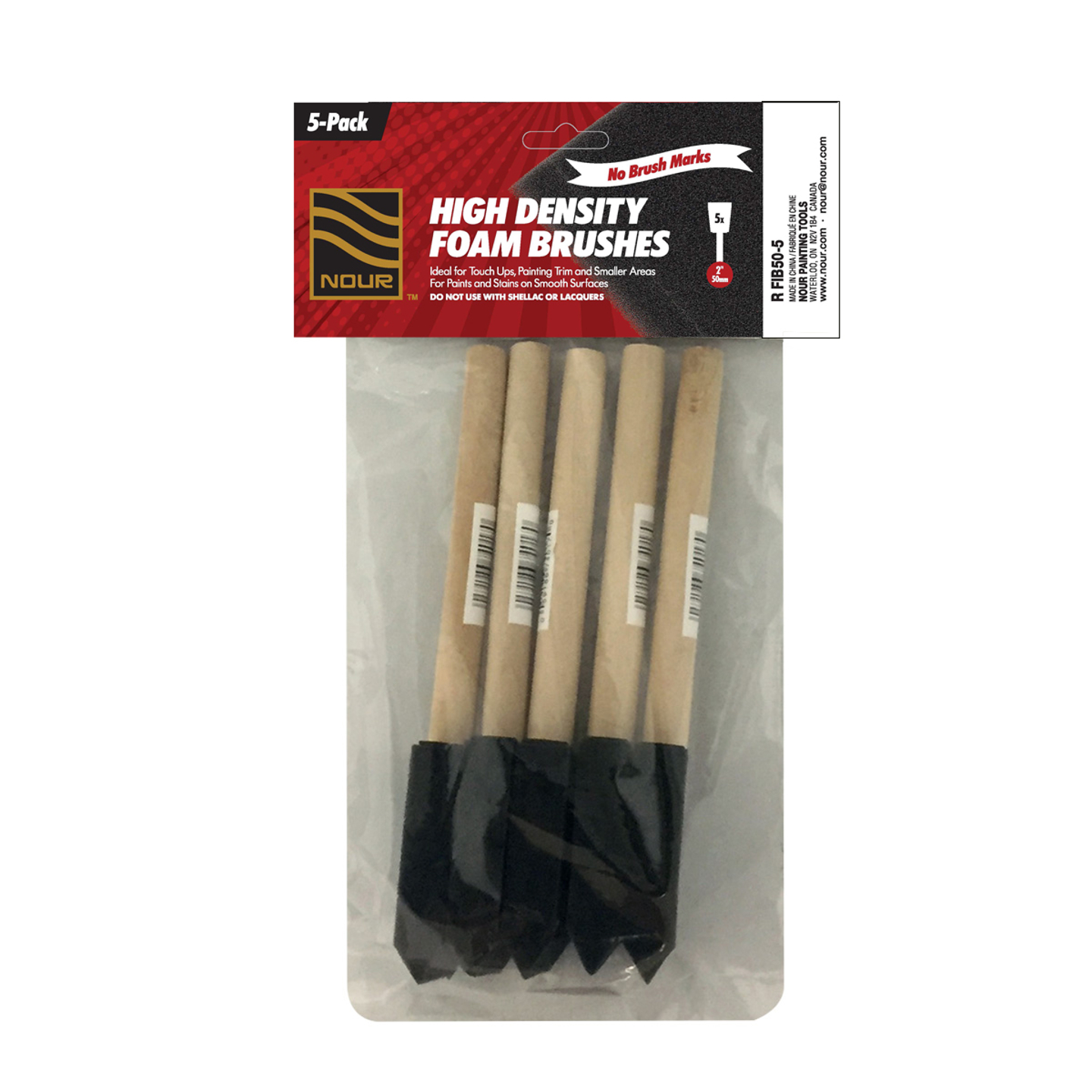 Poly Foam Brush Multi Pack Poly Foam Brushes Nour