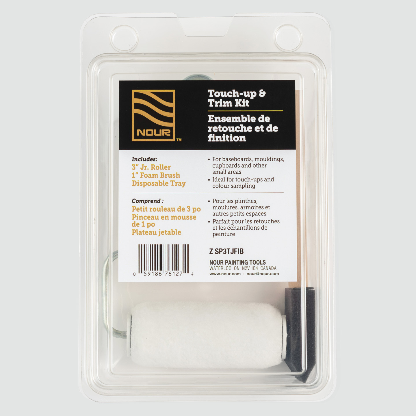 TouchUp & Trim Kit Lint Free Trim Kits Rollers Nour